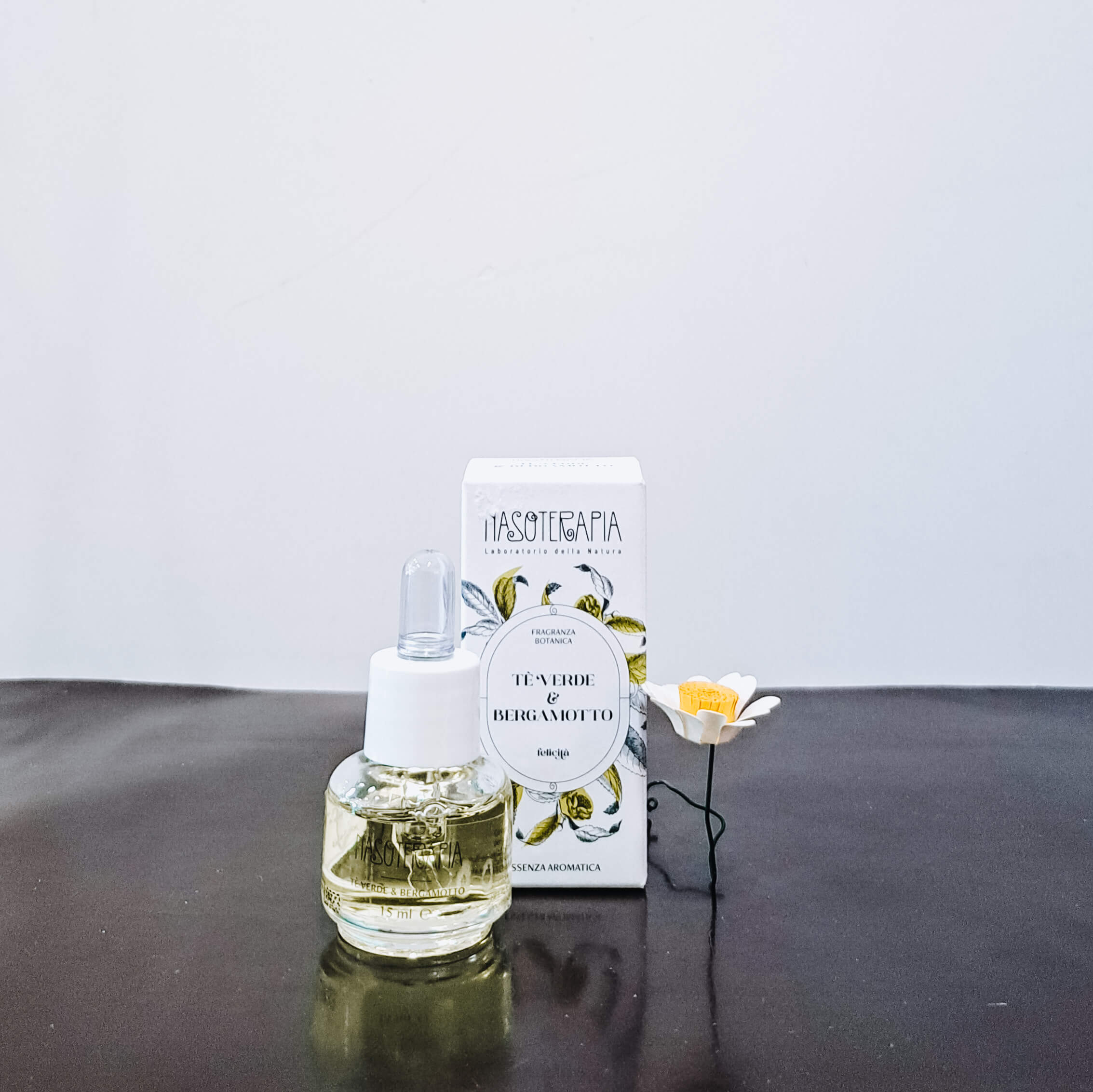 Essenza Aromatica per Diffusori Elettrici Té Verde e Bergamotto di Nasoterapia 15 ml