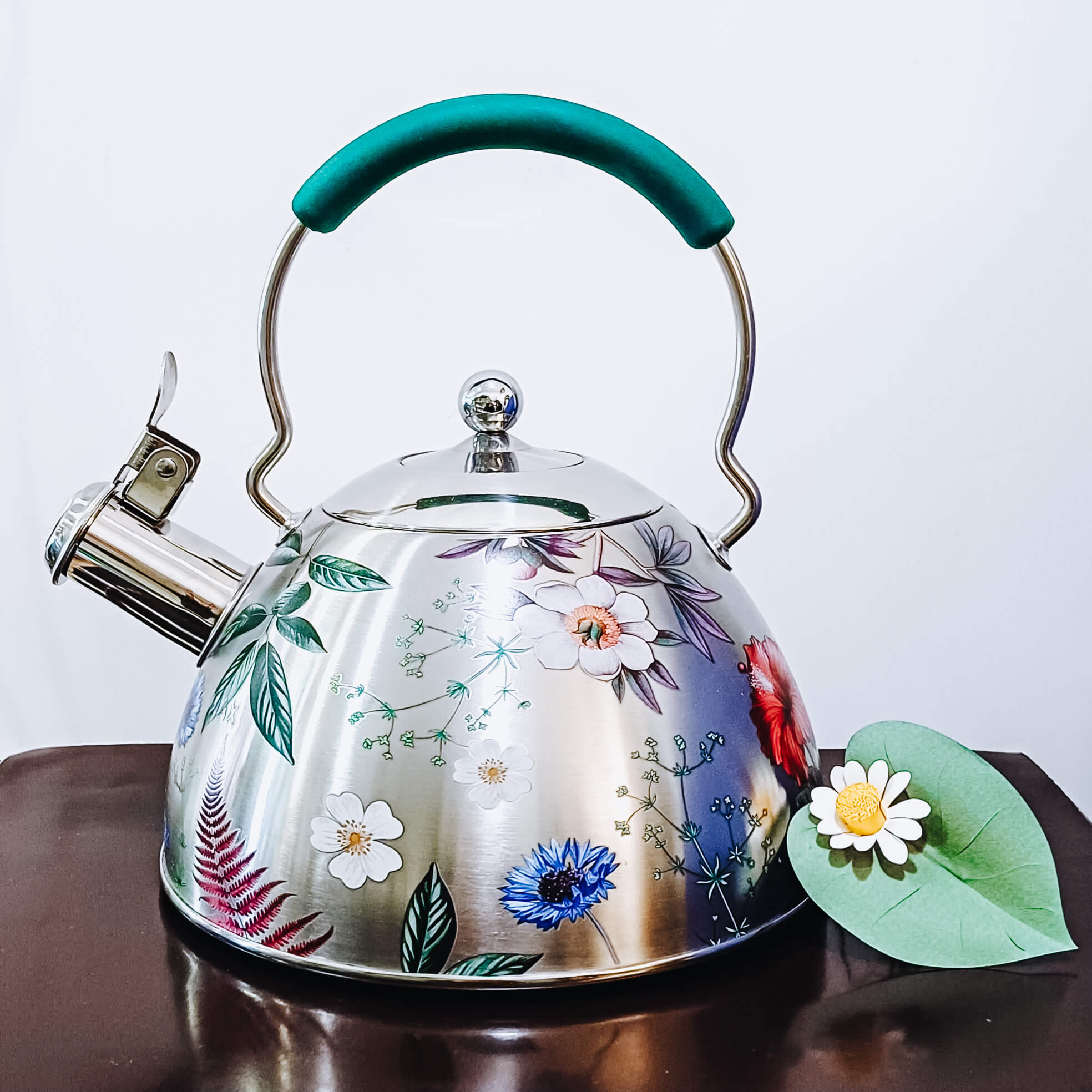 Herbarium Bollitore a Fischio Acciaio di Neavita 2,3 l