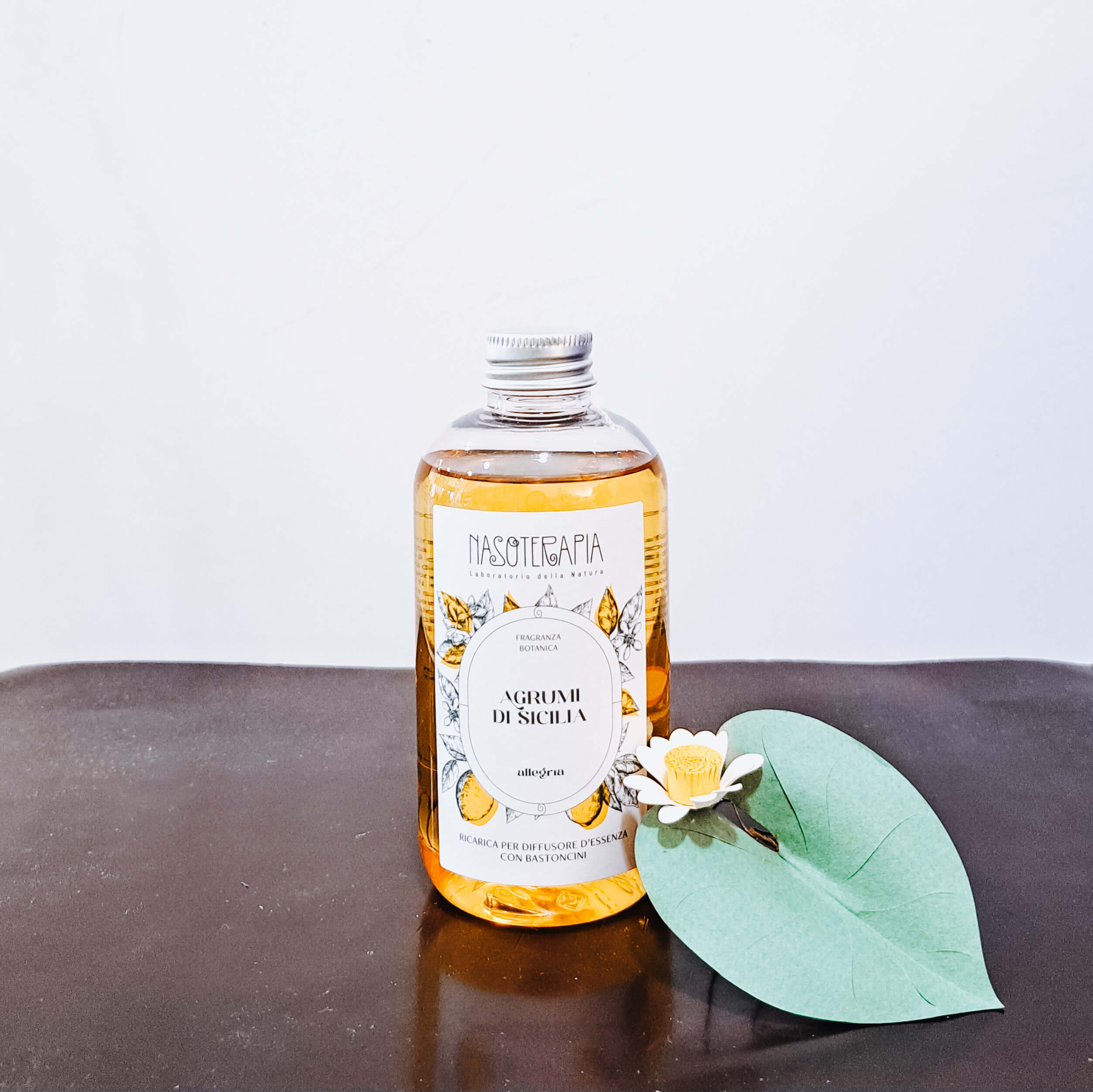 Ricarica per Diffusore a Bastoncini Agrumi di Sicilia di Nasoterapia 250 ml