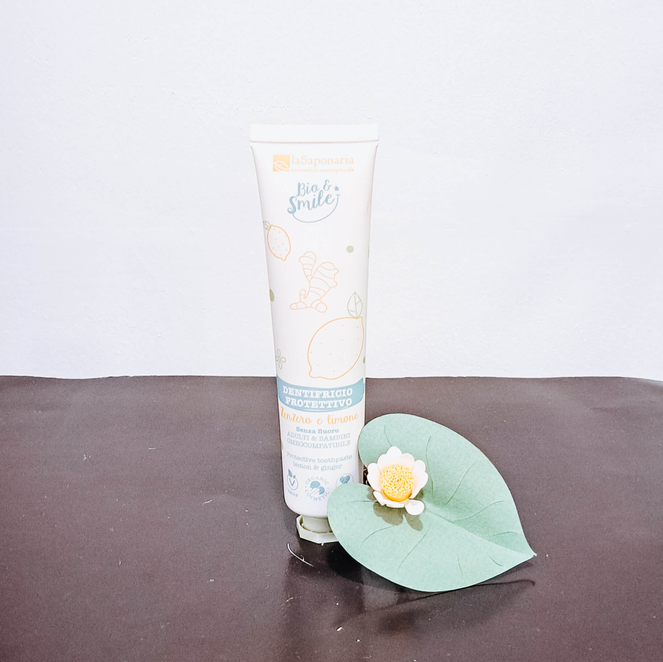 Dentifricio Protettivo Zenzero & Limone de La Saponaria 75 ml