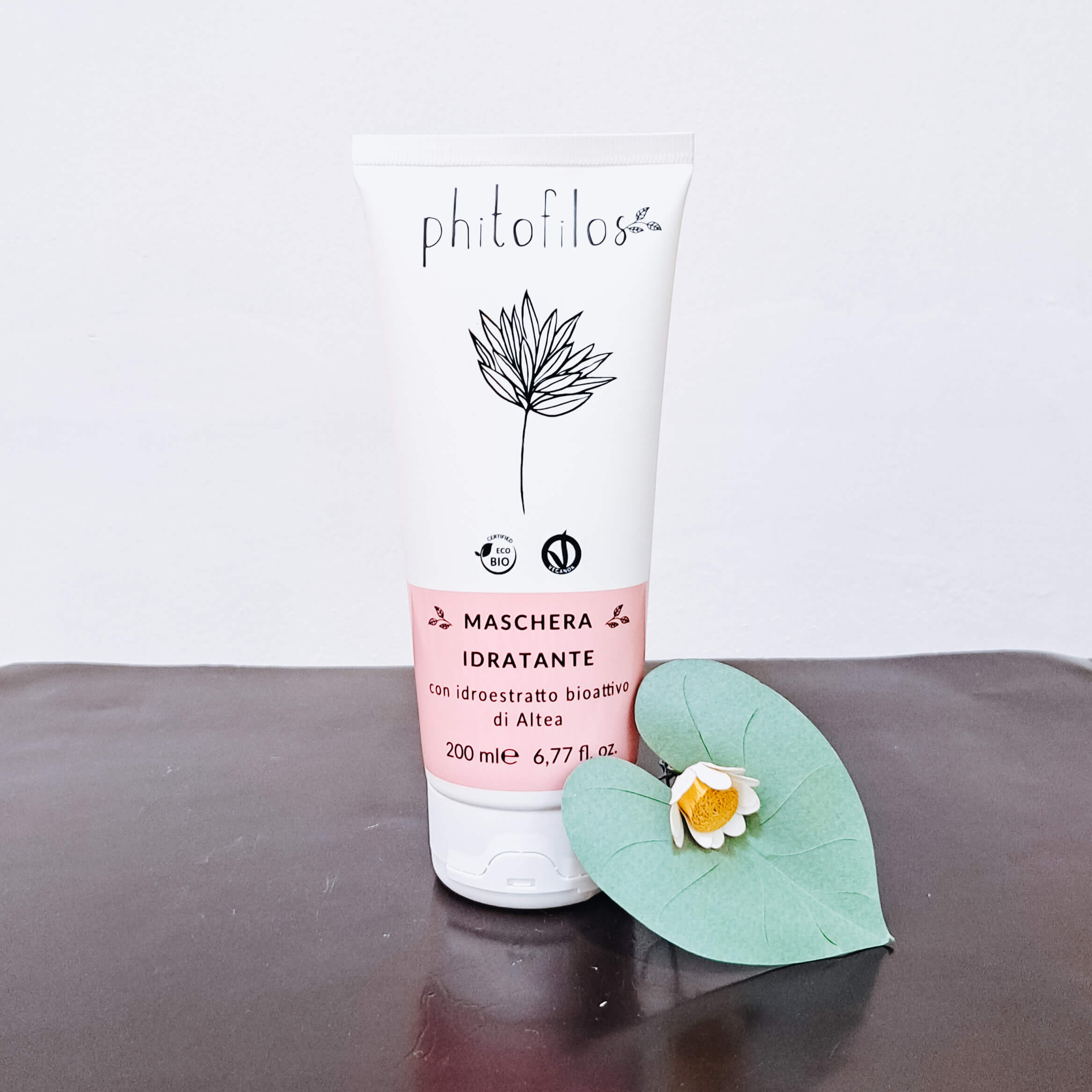 Maschera idratante con Altea di Phitofilos 200 ml