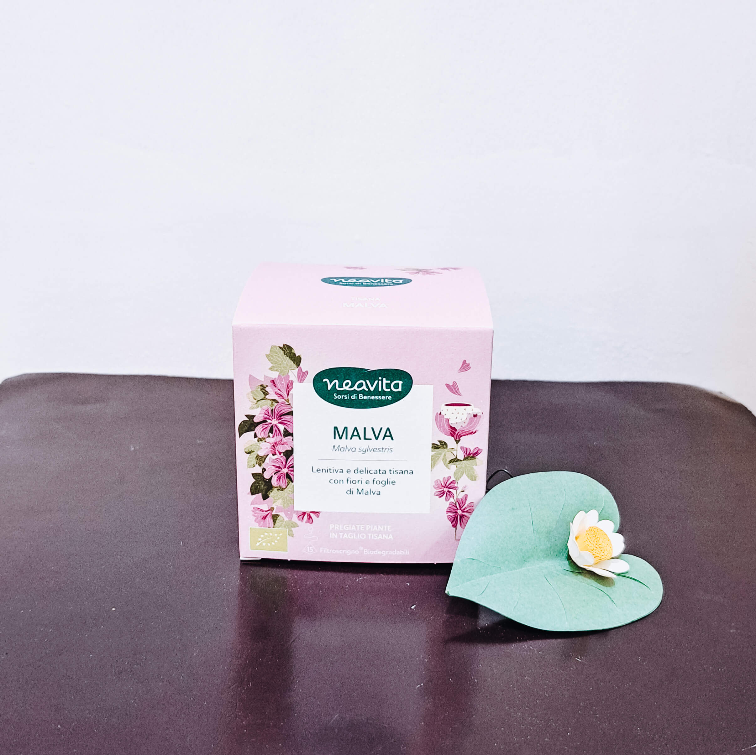 Malva Tisana Biologica Delicata e Armonica di Neavita 15 filtroscrigno
