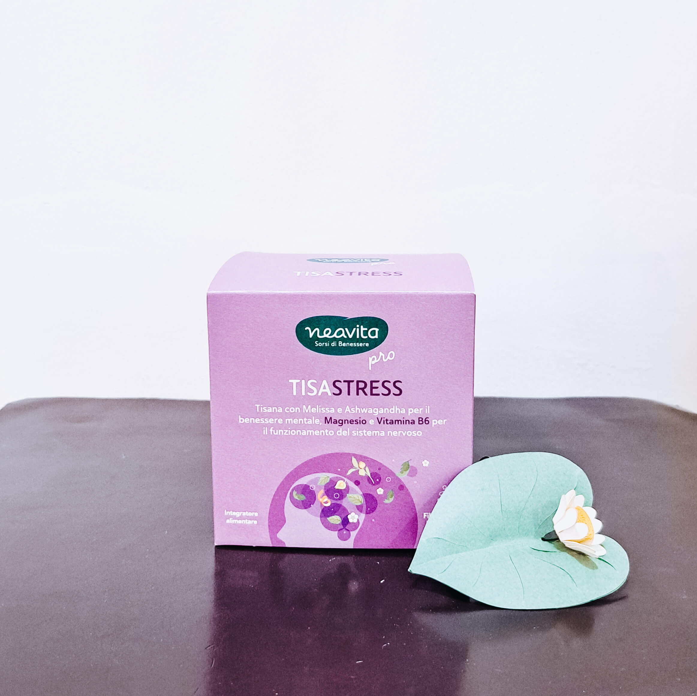 TisaStress Pro con Melissa, Ashwagandha e Magnesio di Neavita 5 e 18 filtroscrigno