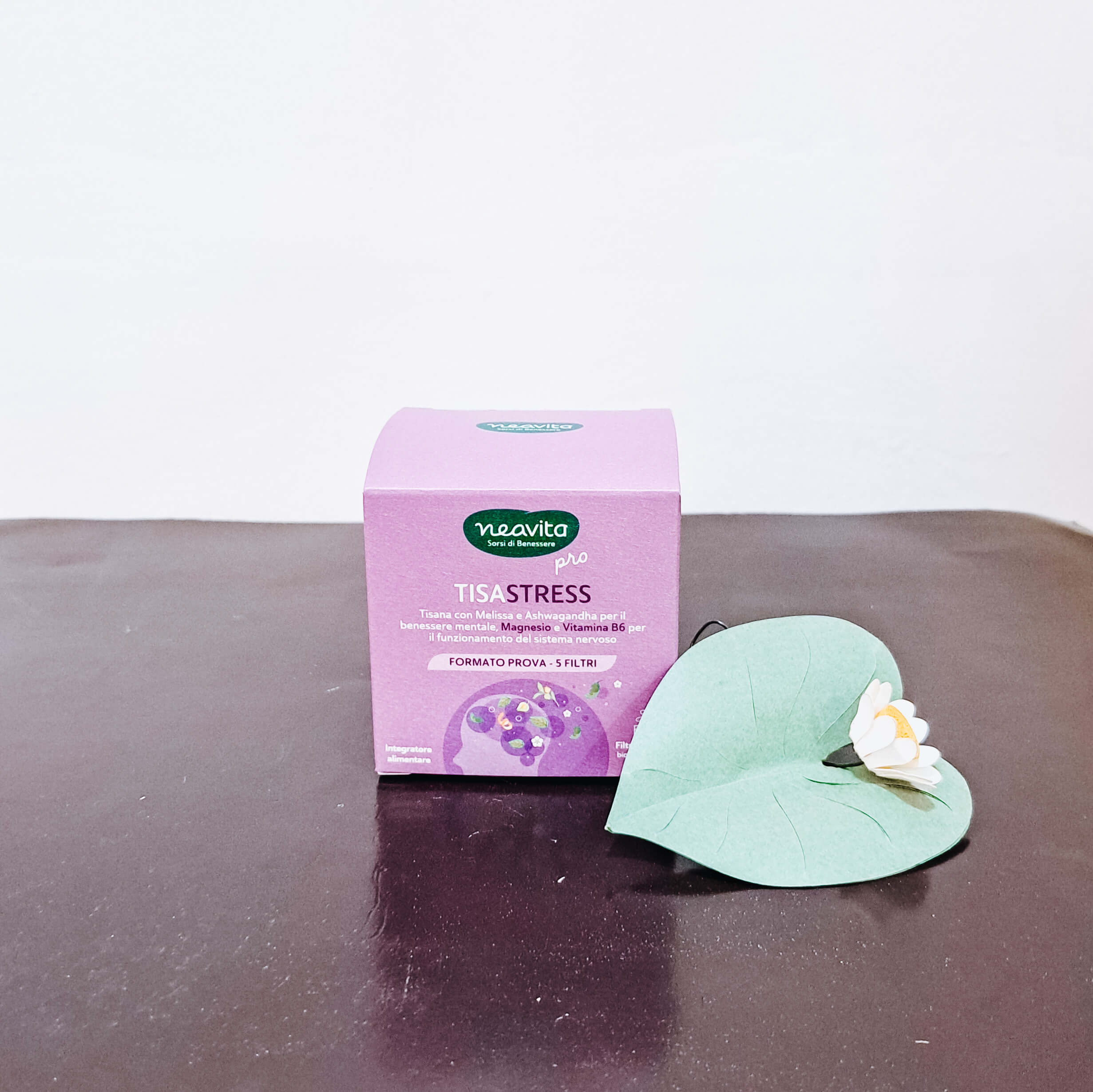 TisaStress Pro con Melissa, Ashwagandha e Magnesio di Neavita 5 e 18 filtroscrigno - immagine 2